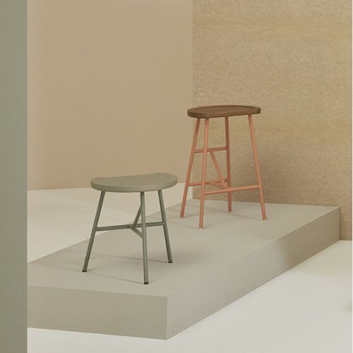 Puccio Wooden Low Stool