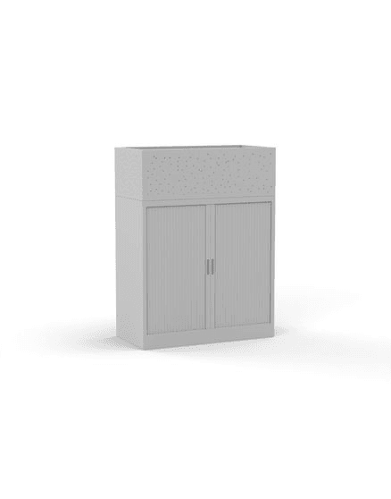 Titan Tambour door incl Planter Box 900 White