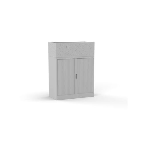 Titan Tambour door incl Planter Box 900 White
