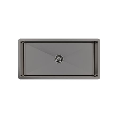 Brushed Gunmetal Seville 900x450 XXLarge Single Bowl Sink