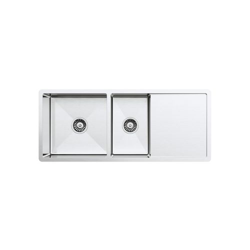 Logan 1075x450 Single & Qtr Bowl with Drain Board Sink