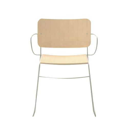 Button Down Chair with Arms