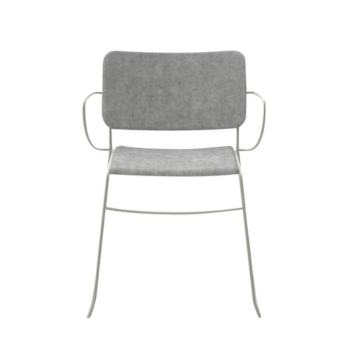 Button Down Chair with Arms