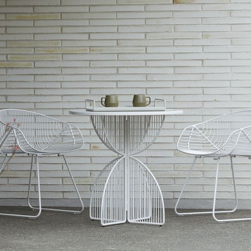 Omaha Cafe Table | White
