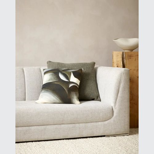 Baya Canopy Cushion - Moss | Abstract Print | 50 x 50cm