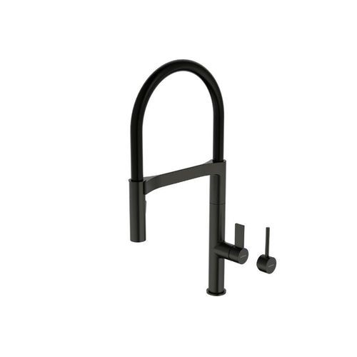 Caroma Liano II Pull Down Sink Mixer - Black Matte