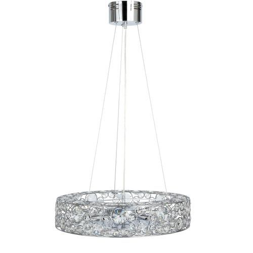 Chateau | Crystal Pendant Light - Chrome