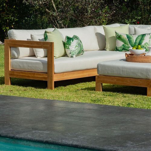 Coast 8 Seater Teak Outdoor Modular Lounge Setting