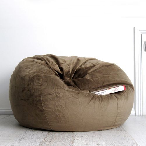Pierre Fur Bean Bag - Coffee