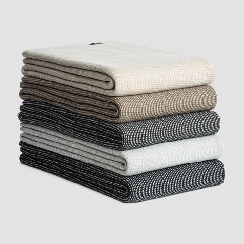 Reversible Box Knitted Weighted Throws