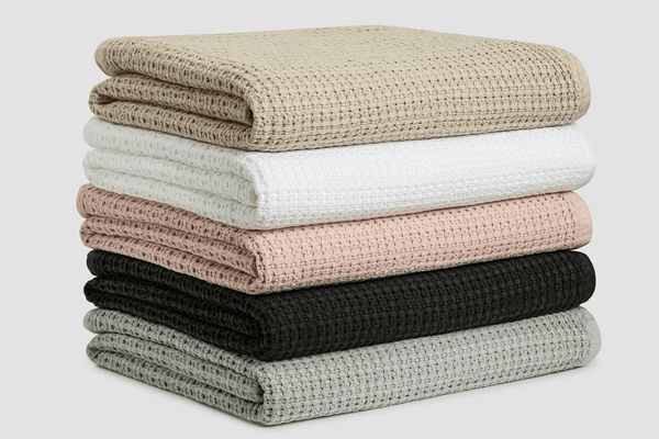 Cotton Waffle Blankets