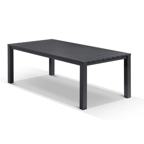 Cove Outdoor Dining Table 220cm | Charcoal