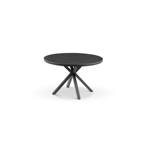 Cove Round Ceramic Outdoor Dining Table 100cm | Charcoa