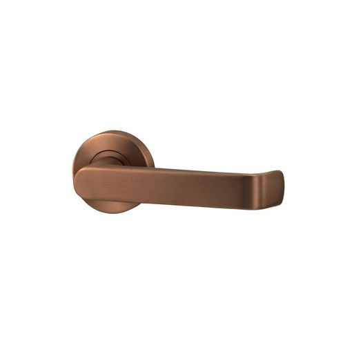 Lockwood Lever V1 Passage Set With Latch - Satin Bronze PVD
