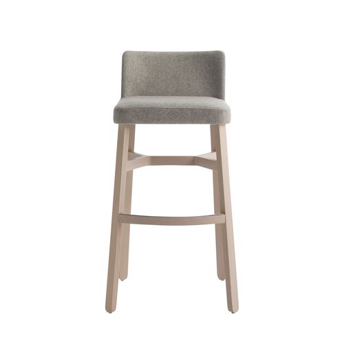 Croissant Stool with Backrest