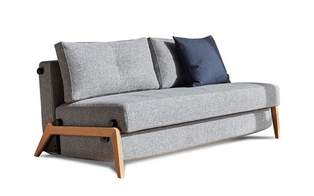 Cubed 160 Queen Sofa Bed By Innovation With Oak Legs