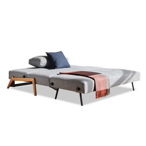 Cubed 160 Queen Sofa Bed By Innovation With Oak Legs