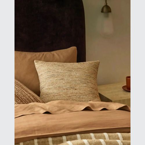 Weave Home Vista Cushion - Sunset | Chunky Linen/Wool Blend