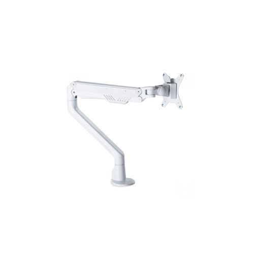 Dynamic Monitor Arm Single 180deg Stop- White