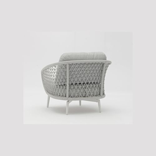 Verona Outdoor Lounge Chair - Light Grey