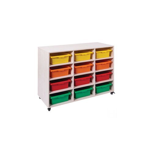 12 Bay Mobile Storage Trolley