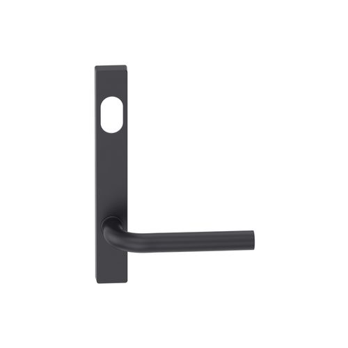 Narrow Plate Lever #13 Cylinder/Concealed BLK