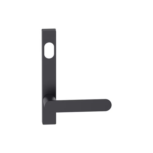 Narrow Plate Lever #30 Cylinder/Concealed BLK