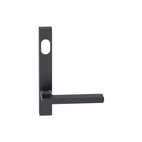 Narrow Plate Lever #33 Cylinder/Concealed BLK