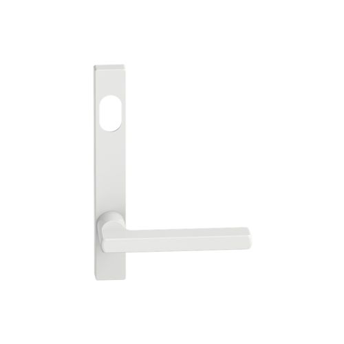 Narrow Plate Lever #33 Cylinder/Concealed WHT