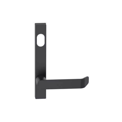 Narrow Plate Lever #34 Cylinder/Concealed BLK