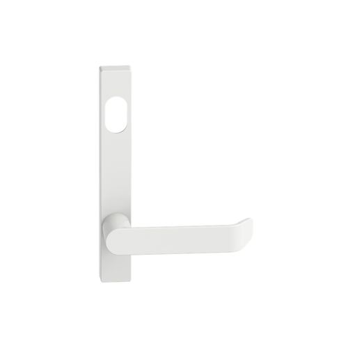 Narrow Plate Lever #34 Cylinder/Concealed WHT