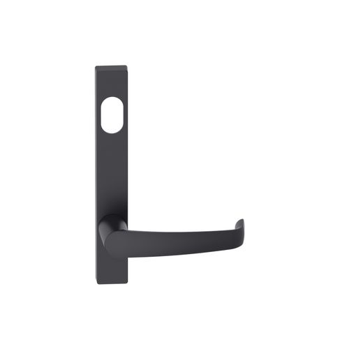 Narrow Plate Lever #37 Cylinder/Concealed BLK