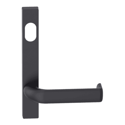 Narrow Plate Lever #38 Cylinder/Concealed BLK