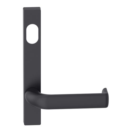 Narrow Plate Lever #38 Cylinder/Concealed BLK