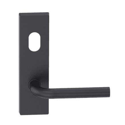 Rectangular Plate Lever #13 Cylinder/Concealed BLK