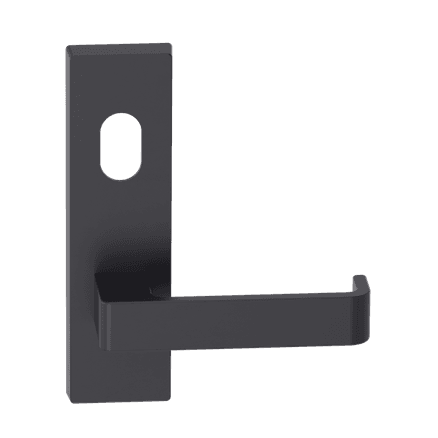 Rectangular Plate Lever #31 Cylinder/Concealed BLK