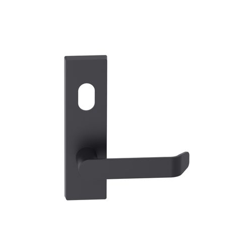Rectangular Plate Lever #34 Cylinder/Concealed BLK