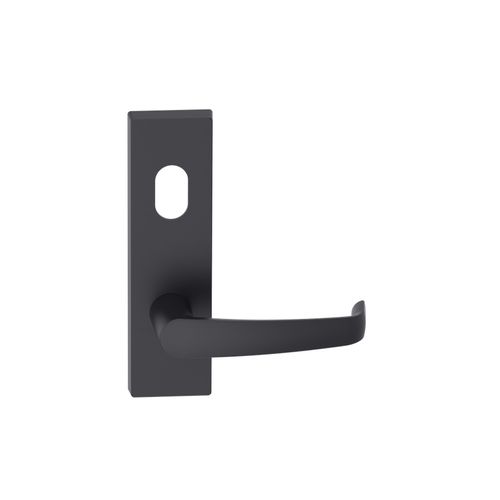 Rectangular Plate Lever #37 Cylinder/Concealed BLK