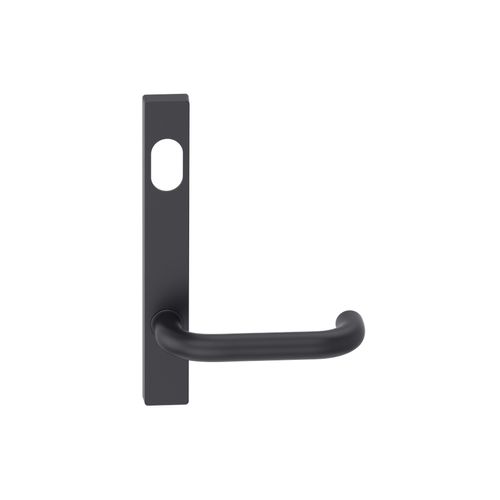 Narrow Plate Lever #10 Cylinder/Concealed BLK
