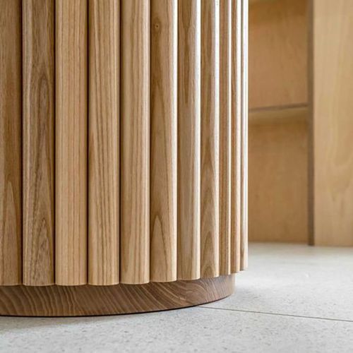 WOODFLEX Flexible Wooden Slat Under Bench Panel