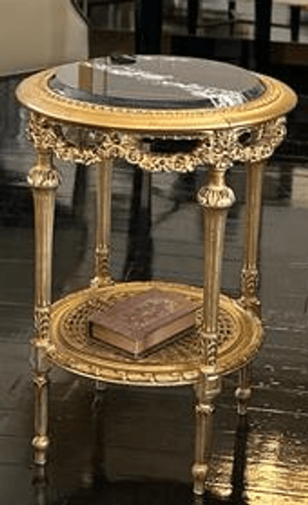 Round Table with Marble Top "Fancy"
