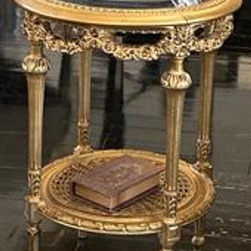 Round Table with Marble Top "Fancy"