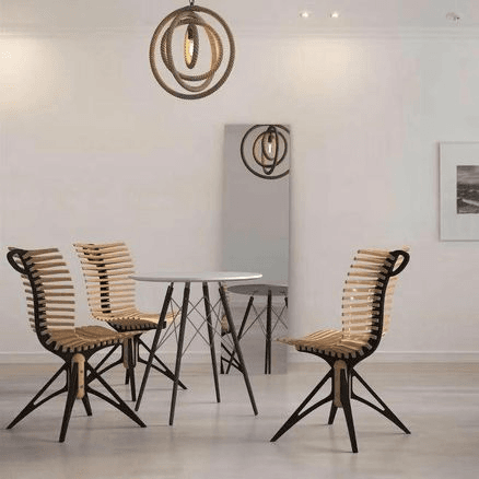 Fish Bone Designer Chair