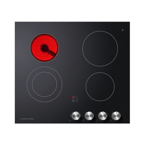 Electric Cooktop, 60cm, Black Glass