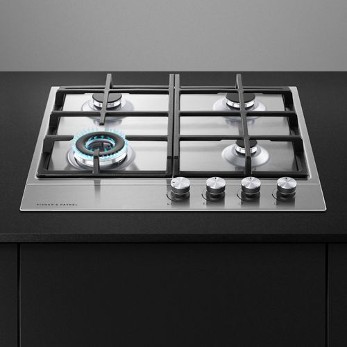 Gas on Steel Cooktop, 60cm, Stainless Steel