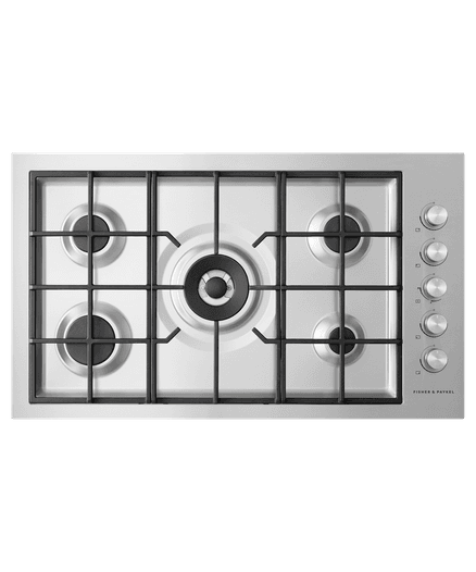 Gas on Steel Cooktop, 90cm, Flush Fit
