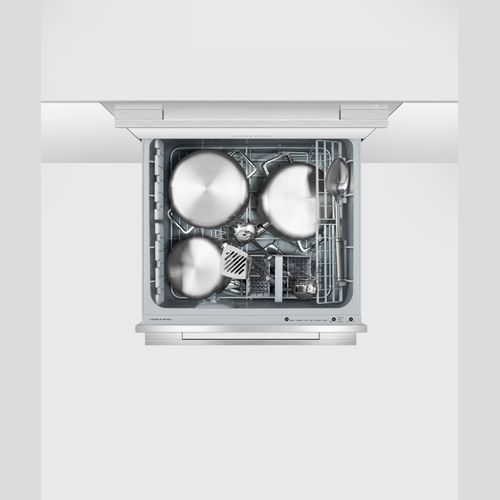 Double DishDrawer Dishwasher, Stainless Steel, Sanitise