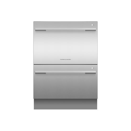 Double DishDrawer Dishwasher, Stainless Steel, Sanitise