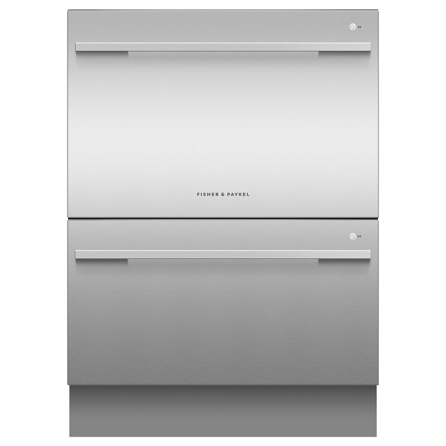 Double DishDrawer Dishwasher, Stainless Steel, Sanitise