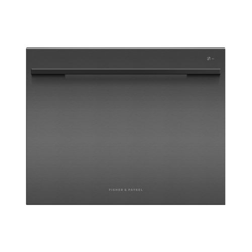 Single DishDrawer Dishwasher, Tall, Sanitise, Black Stainless Steel